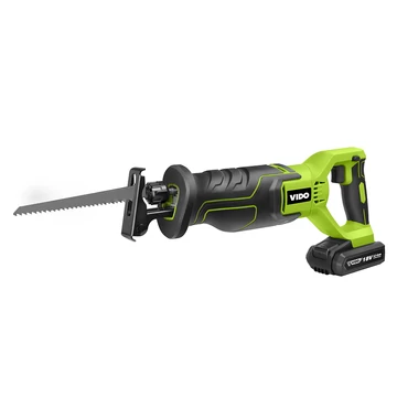 WD041710180 VIDO dugattyús fűrész 18V, 3000 RPM, 1 db akkumulátor + 1 db töltő WD041710180 VIDO dugattyús fűrész 18V, 3000 RPM, 1 db akkumulátor + 1 db töltő